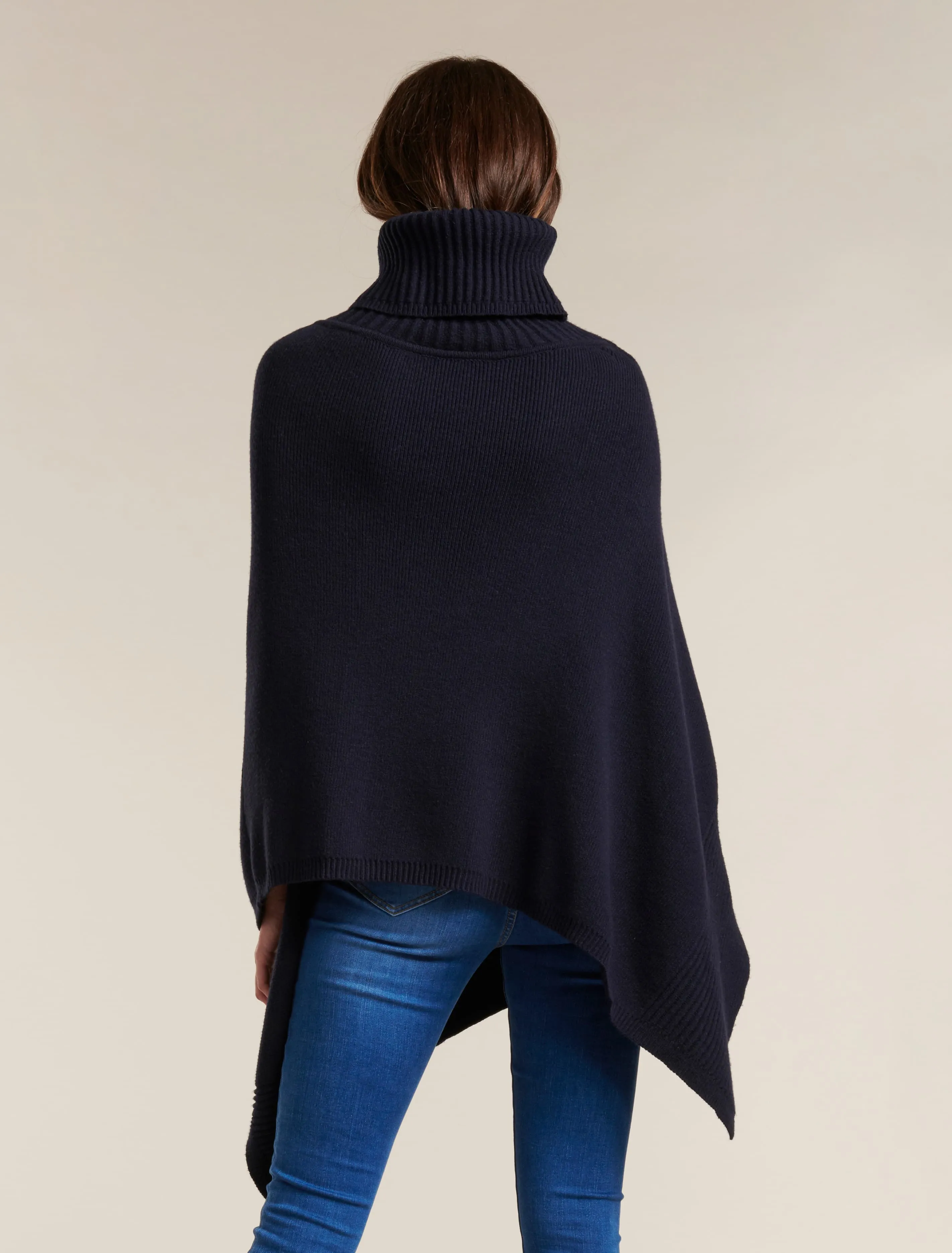 Eve Roll Neck Poncho