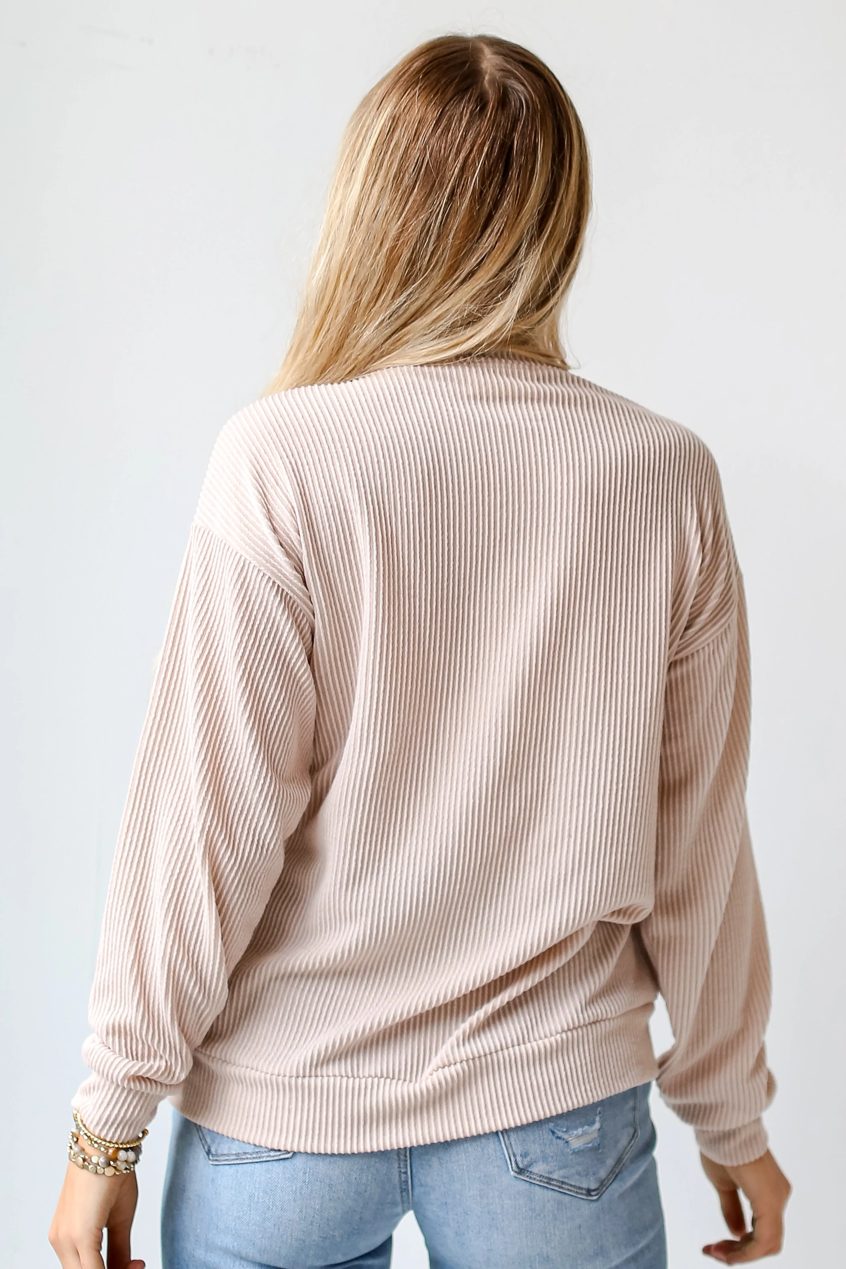 FINAL SALE - Georgia Corded Pullover