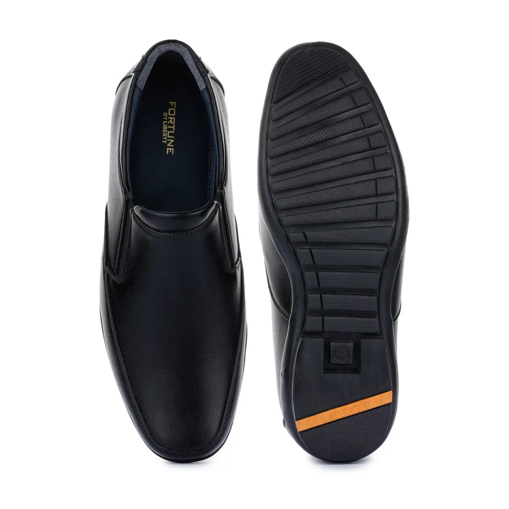 Fortune (Black) Formal Shoes For Men AGKE-989 By Liberty