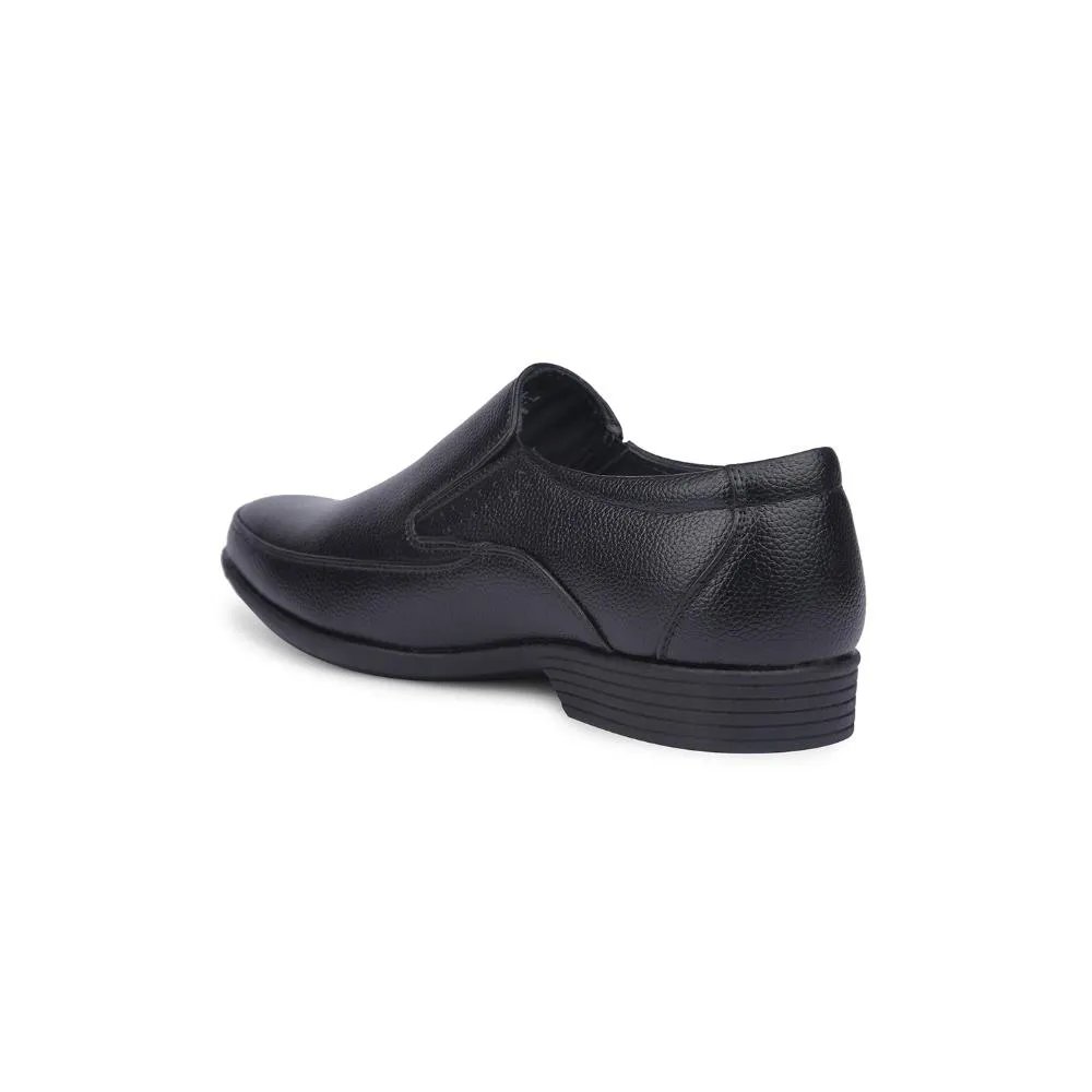 Fortune By Liberty Mens HIL-8 Black Formal Non Lacing Shoes