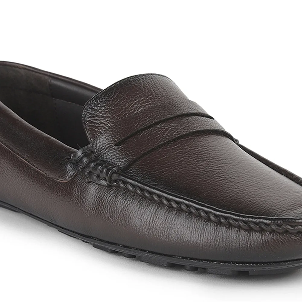 Fortune Formal (Brown) Slip-on Shoes For Men BRL-18 By Liberty