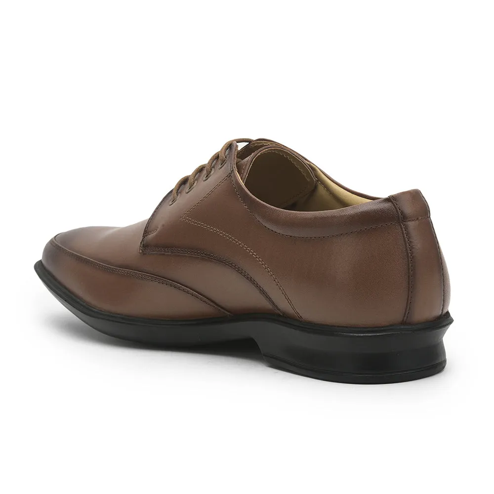 Fortune Formal Lacing Shoes For Men (Tan) LUCIO-502 By Liberty