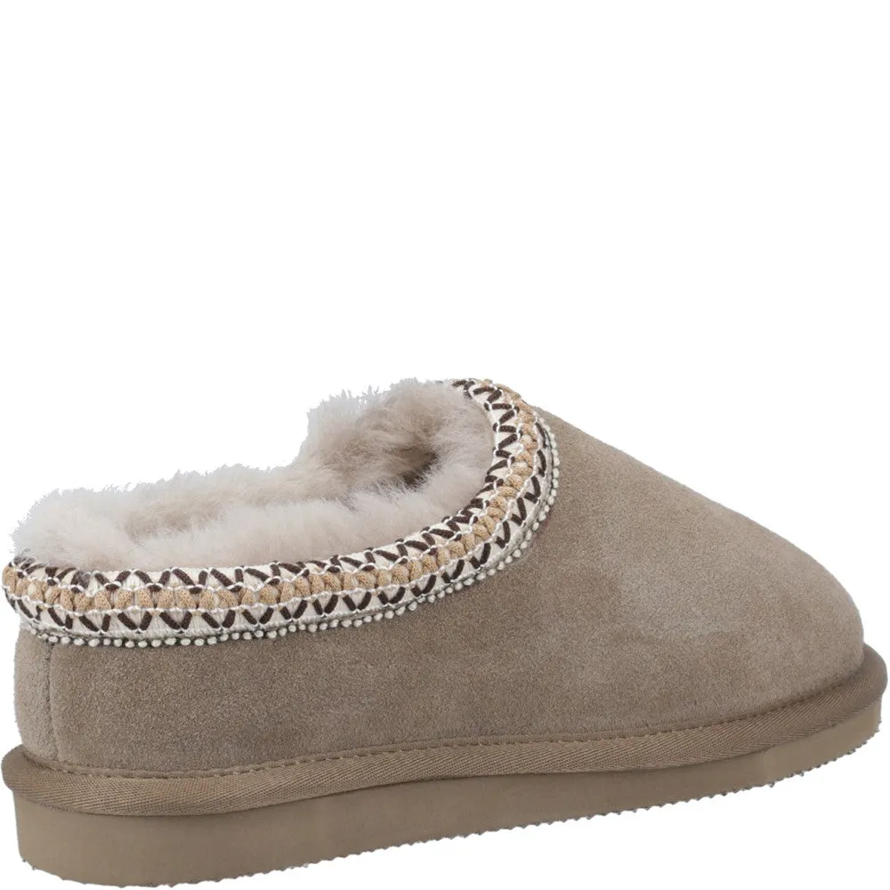 Foxmoor Slippers Taupe