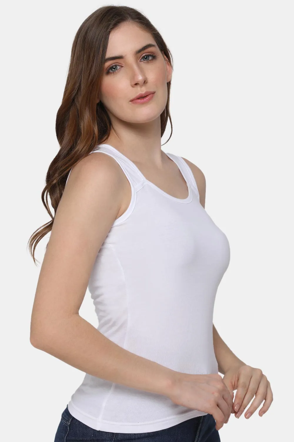 Full Coverage Sweat Absorbent Intimacy Cotton Tanktop - IN07