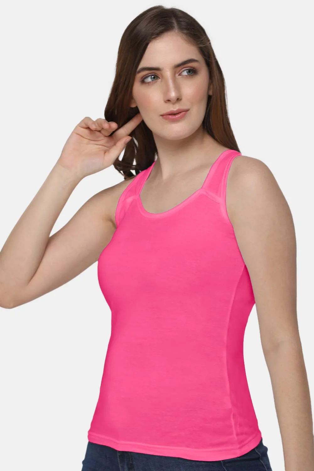 Full Coverage Sweat Absorbent Intimacy Cotton Tanktop - IN07