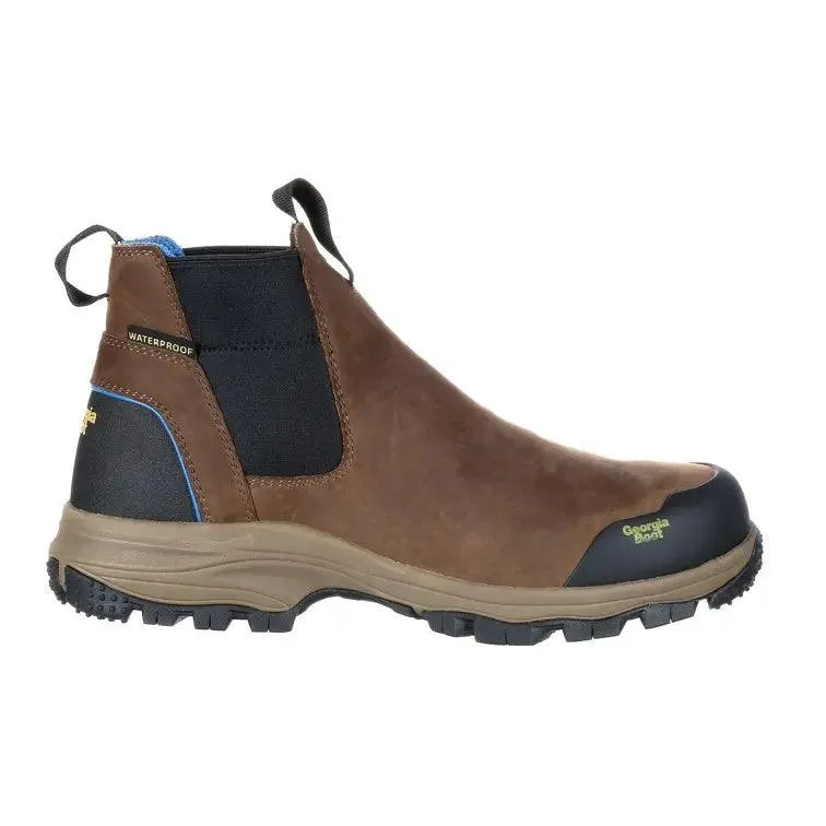 GEORGIA BOOT BLUE COLLAR CHELSEA WATERPROOF WORK ROMEO BOOT GB00106