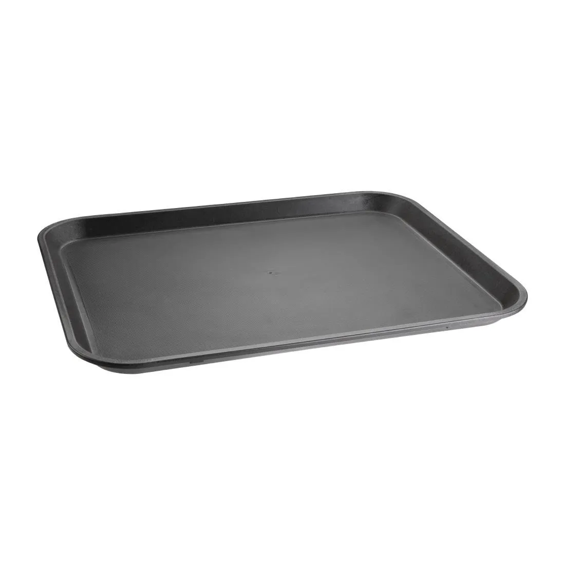 GM238 Kristallon Polypropylene Rectangular Non-Slip Tray Black 405mm