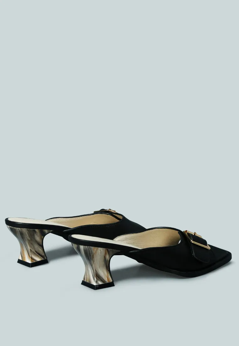 Gomez-Art-Nouveau Leather Slip-On Sandal