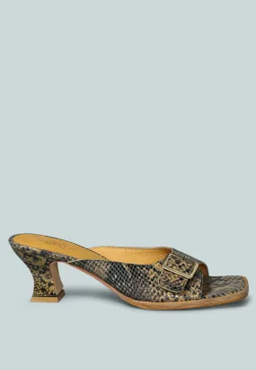 Gomez-Art-Nouveau Leather Slip-On Sandal