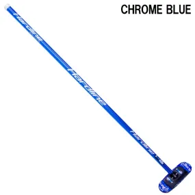 Hardline 1 1/8" Blue Chrome IcePad2 Carbon Fiber Curling Brush