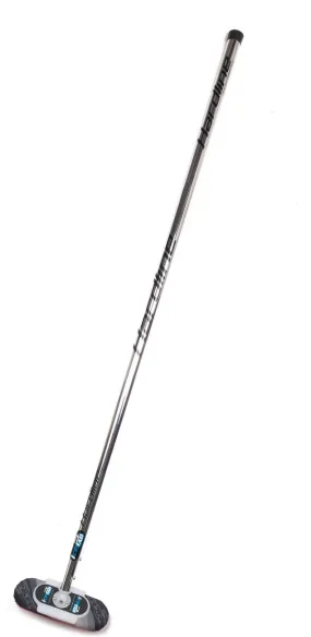 Hardline 1 1/8" IcePad2 Chrome Curling Broom