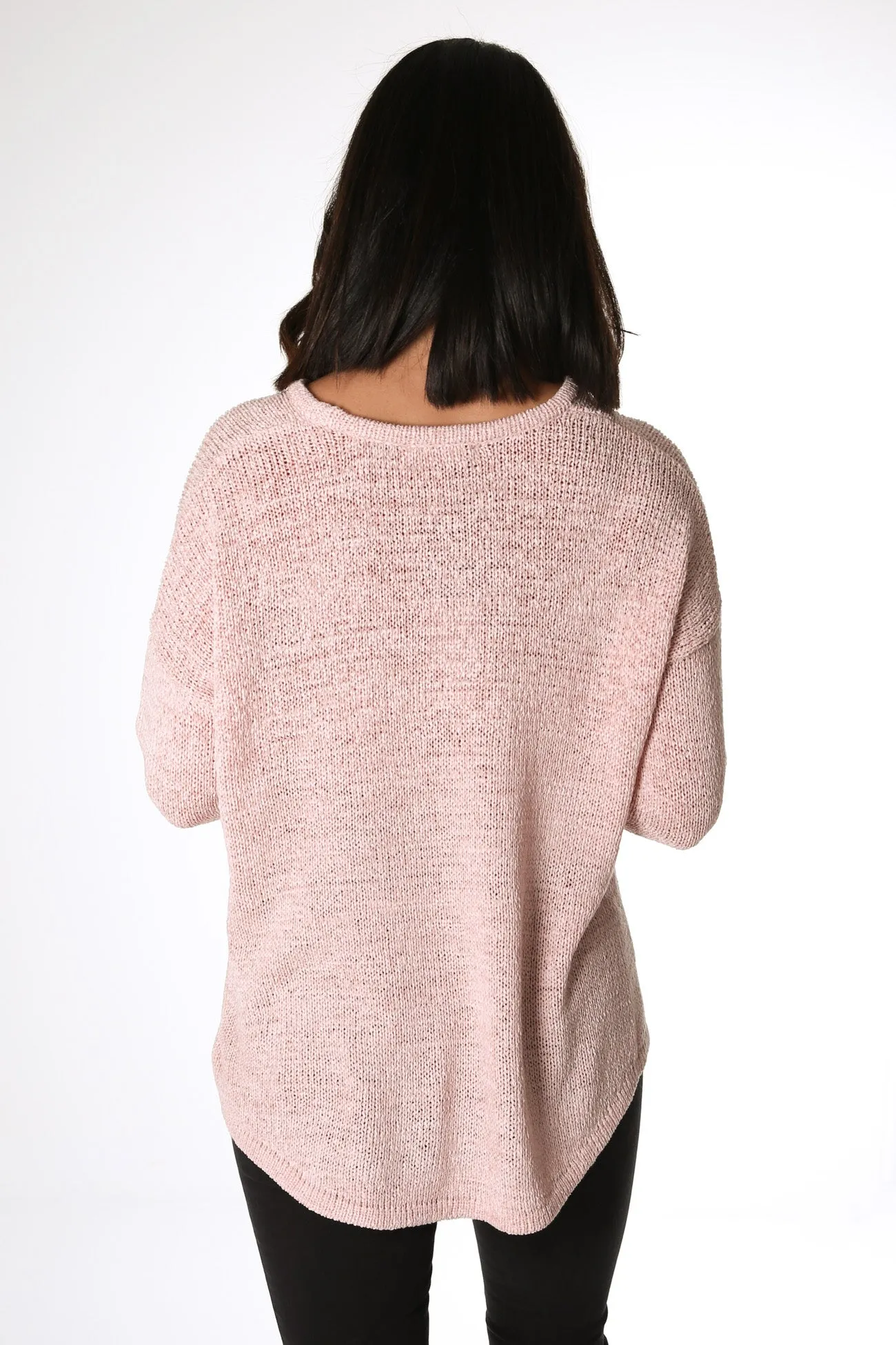 Hayden Knit Jumper Dusty Petal