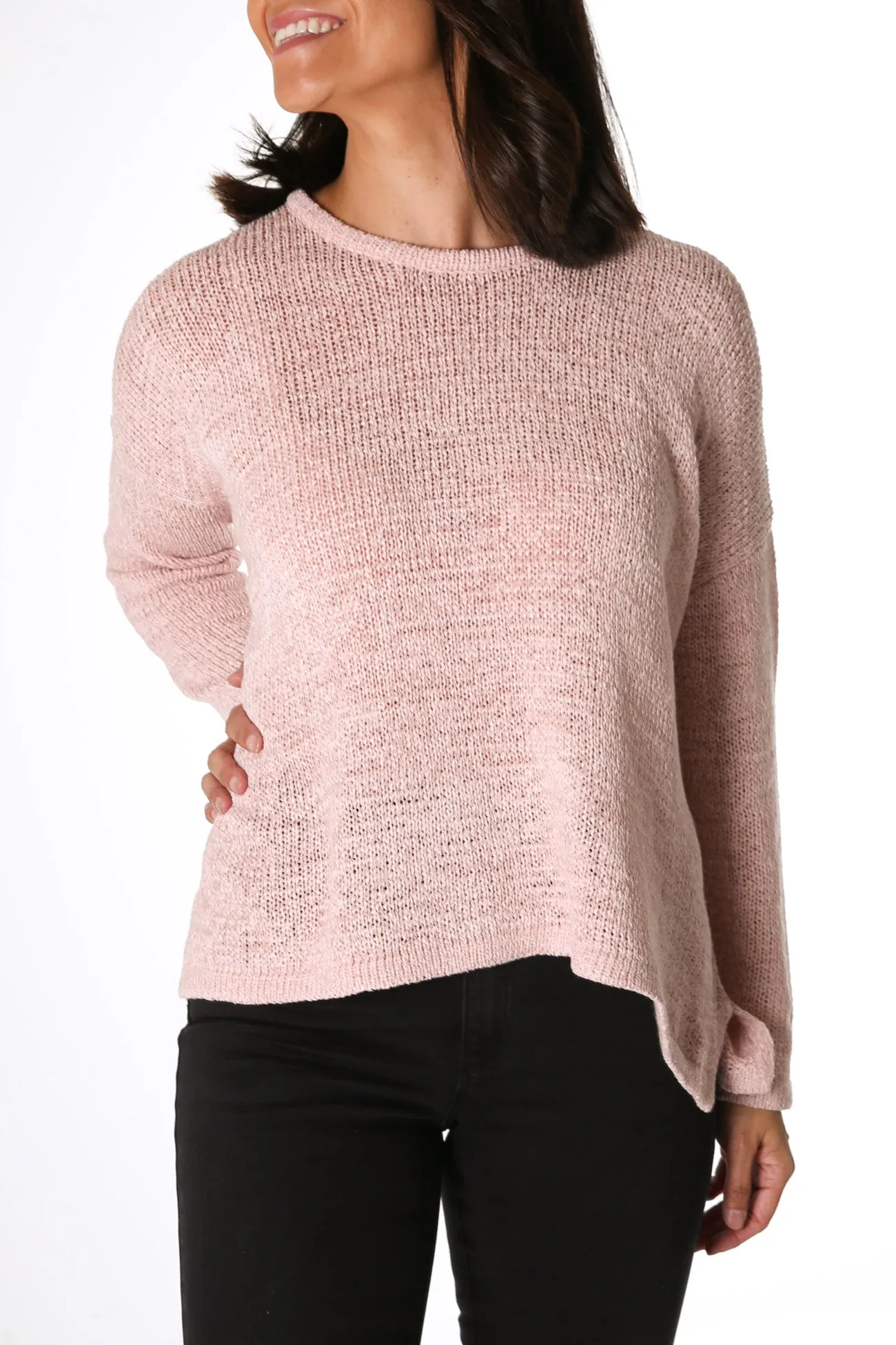 Hayden Knit Jumper Dusty Petal