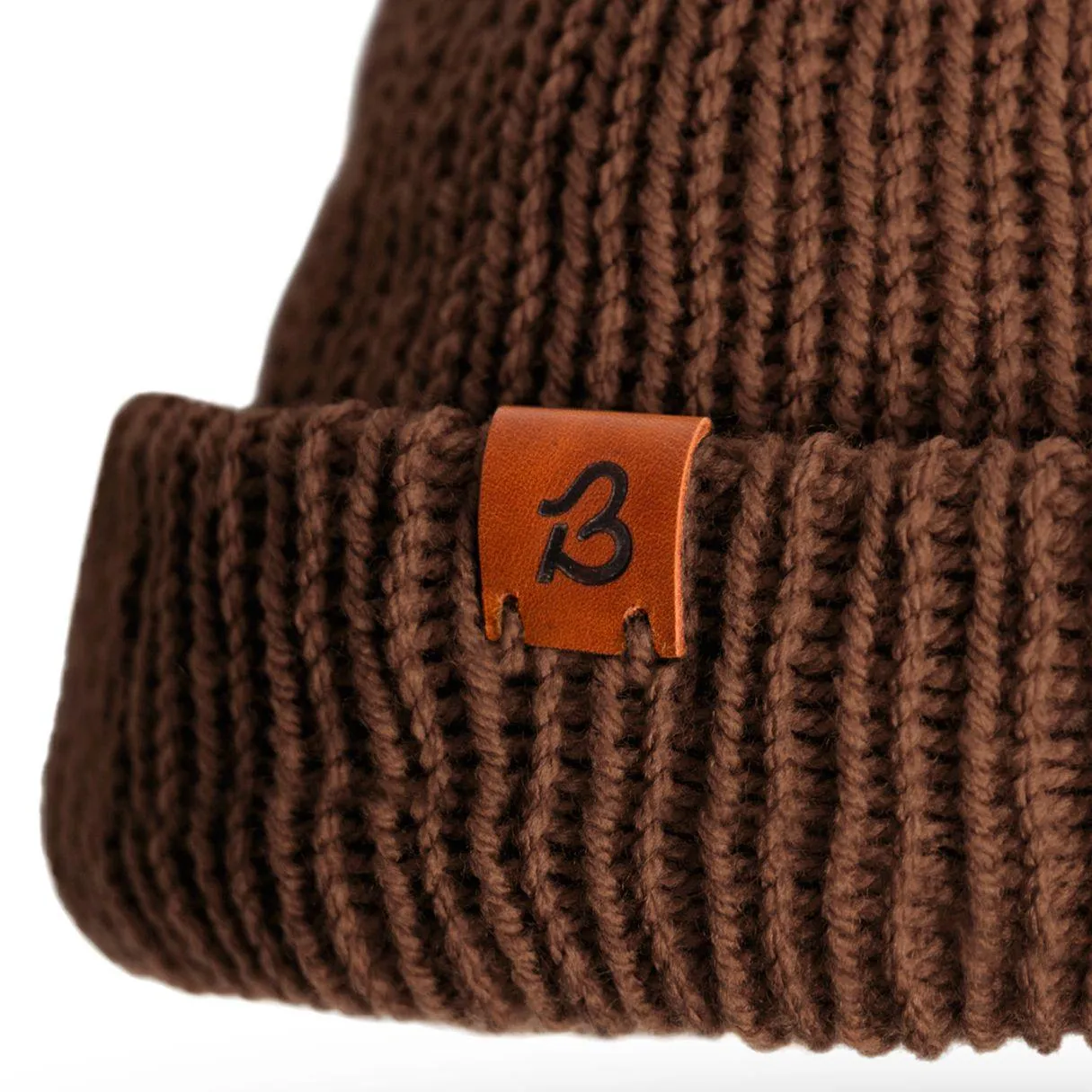 Hazel Brown Wooly Beanie Hat