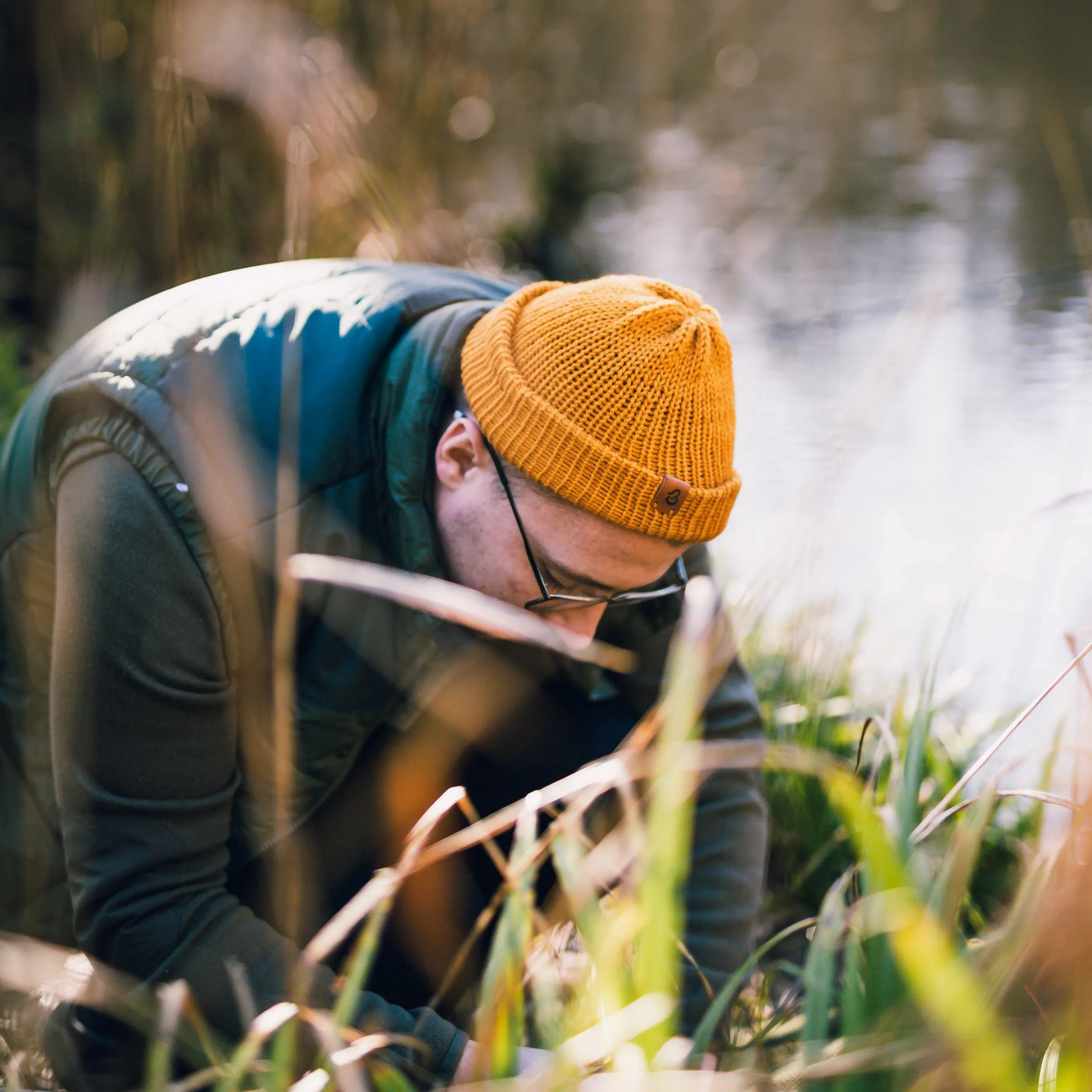 Hazel Brown Wooly Beanie Hat