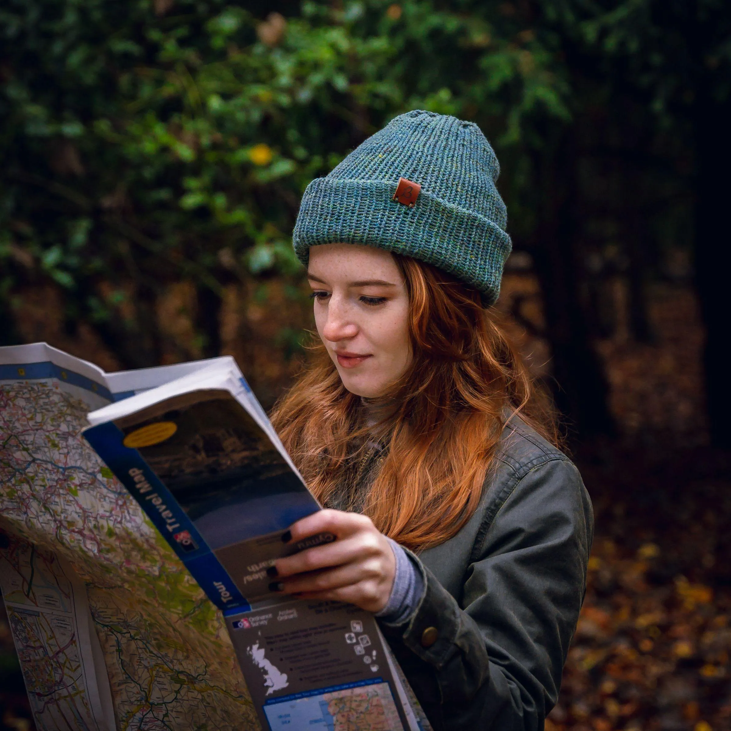 Hazel Brown Wooly Beanie Hat