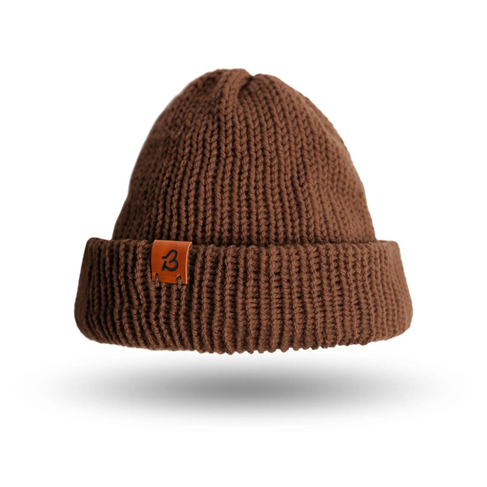 Hazel Brown Wooly Beanie Hat