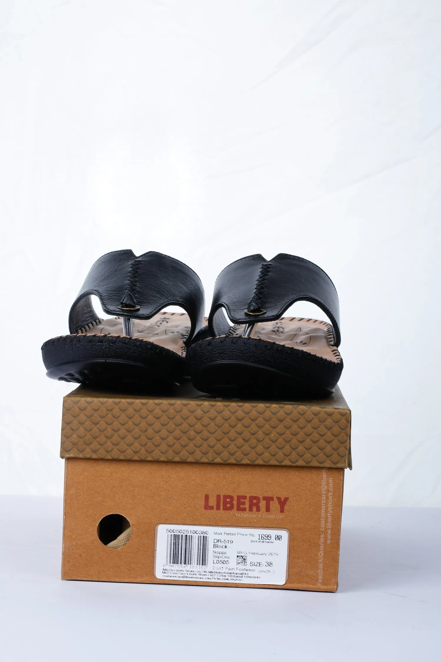 Healers By Liberty DR-519 Comfort Black Slippers For Women