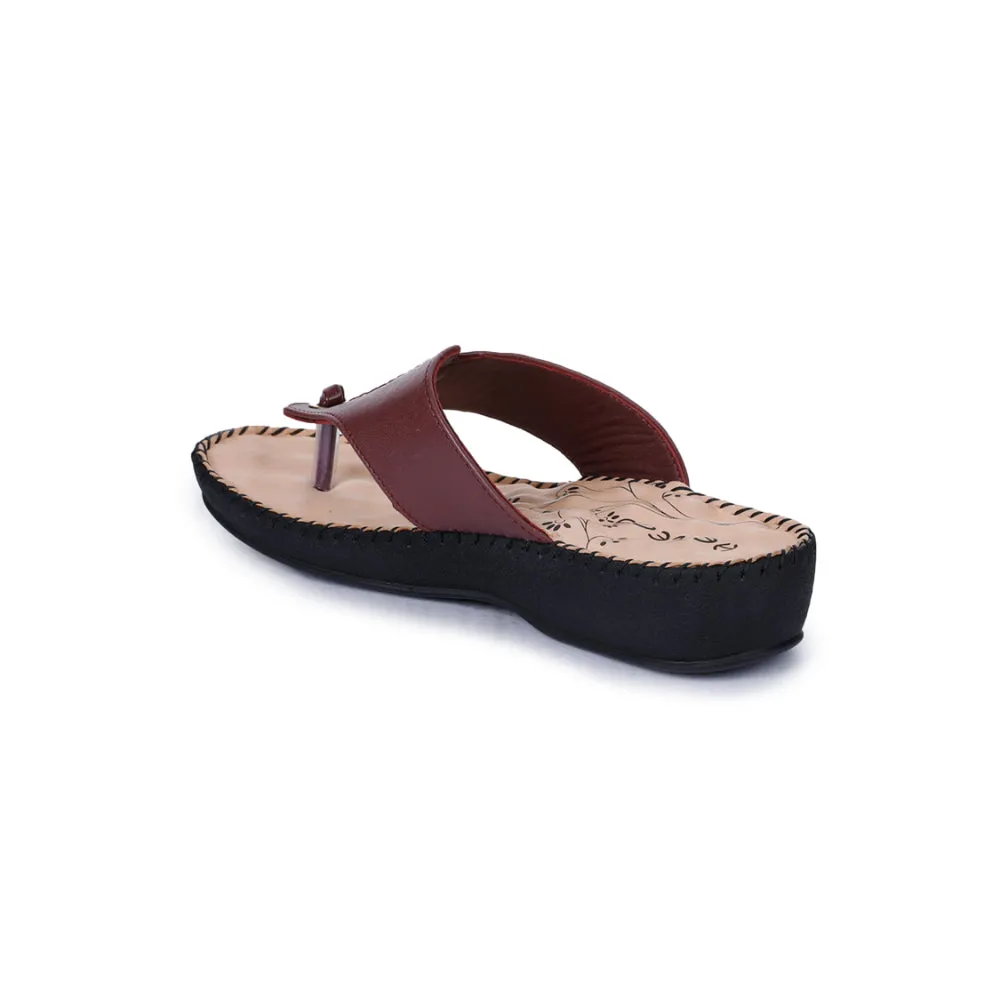 Healers By Liberty DR-519 Comfort Cherry Slippers For Women