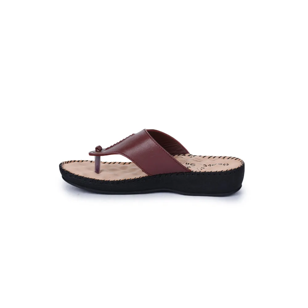 Healers By Liberty DR-519 Comfort Cherry Slippers For Women