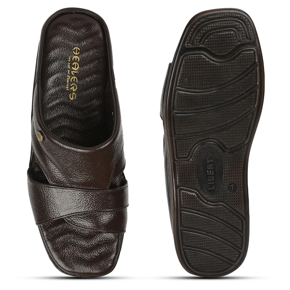 Healers By Liberty Men 2050-802 Brown Casual Slippers