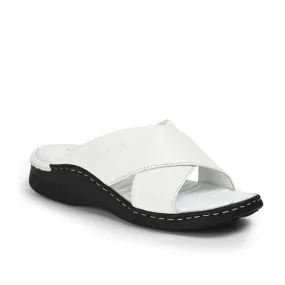 Healers By Liberty Men 2191-700 White Casual Slippers