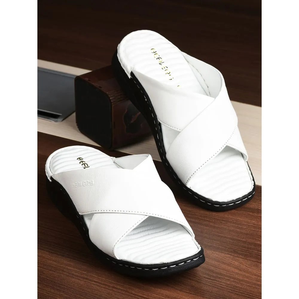 Healers By Liberty Men 2191-700 White Casual Slippers