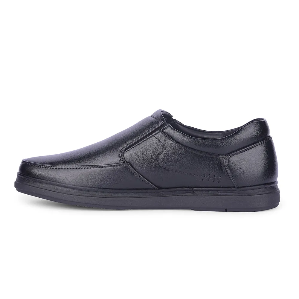 Healers By Liberty Mens ERL-16 Black Formal Non Lacing Shoes