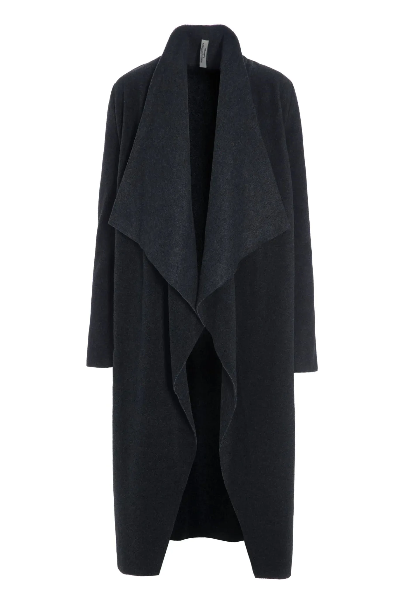 Henriette Cozy Long Fleece Cardigan | Soft Black