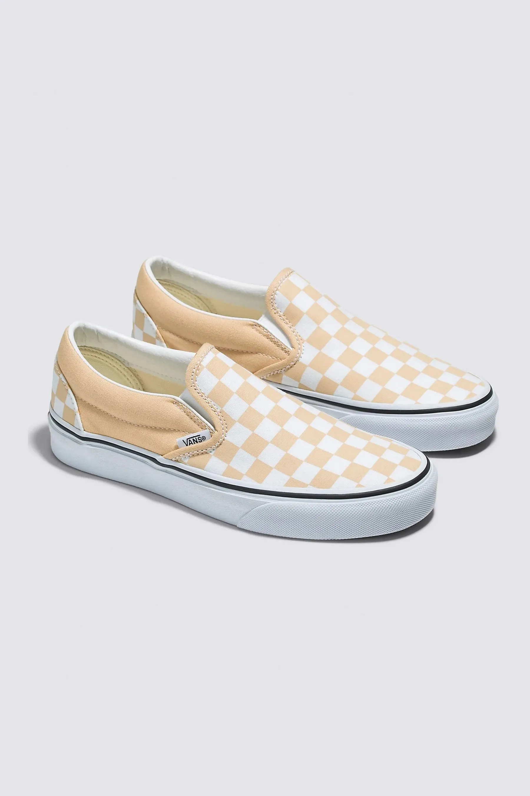 Honey Peach Checkerboard Classic Slip-On