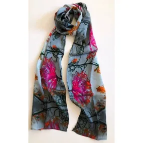 Honeysuckle Silk Scarf