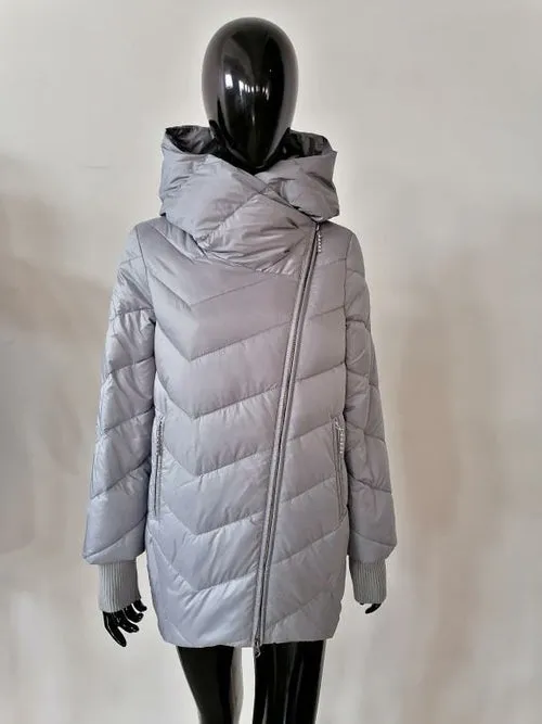 Hooded women winter coat Cotton warm parkas coat female Elegant causal