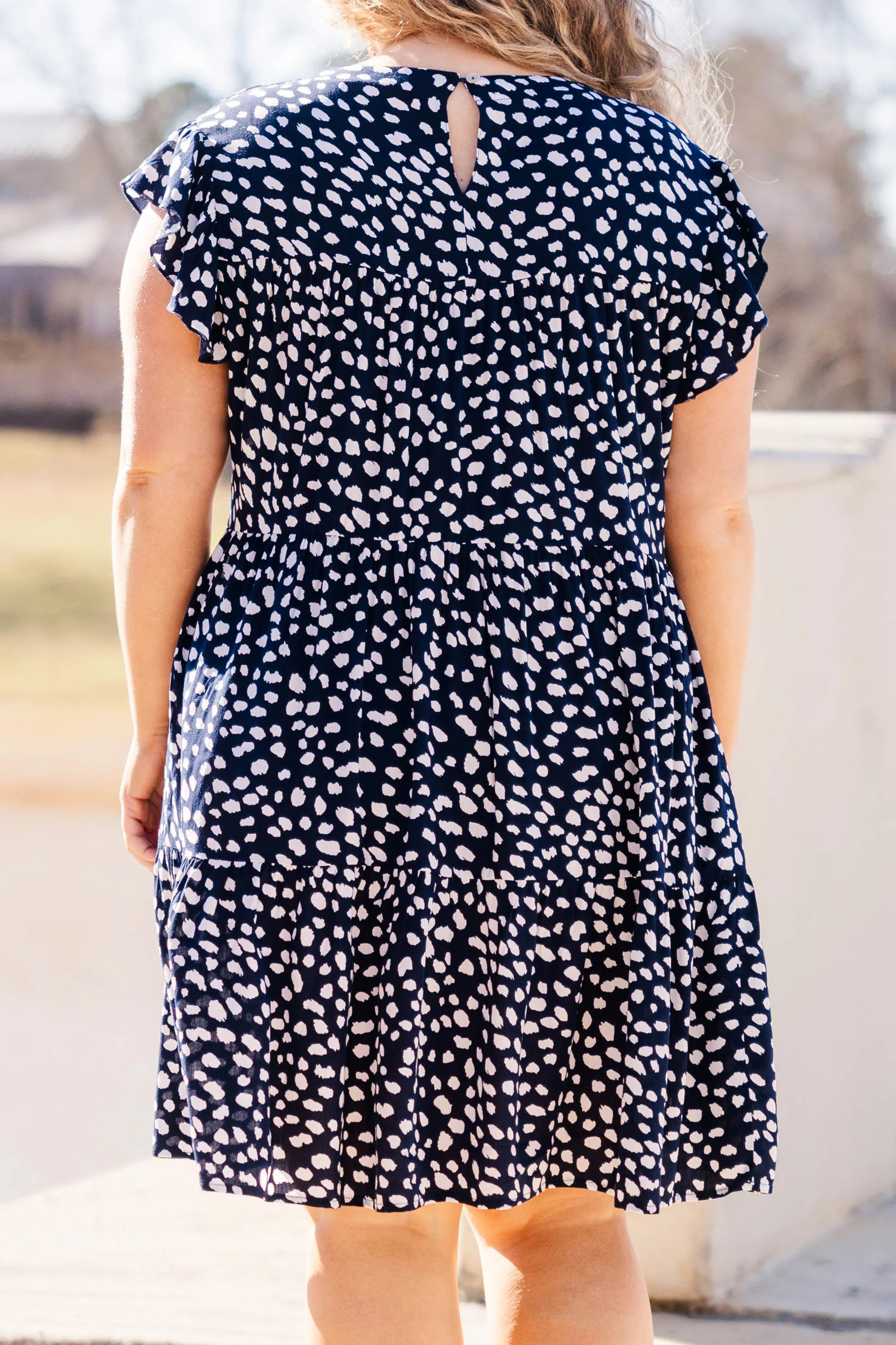 Hope On The Horizon Dress, Navy