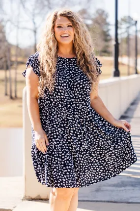 Hope On The Horizon Dress, Navy