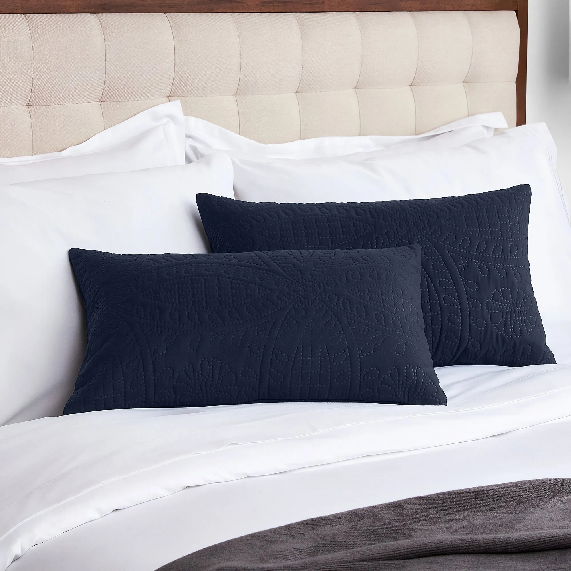 Iconic 2-Piece Ultrasonic Throw Pillow Cover Set