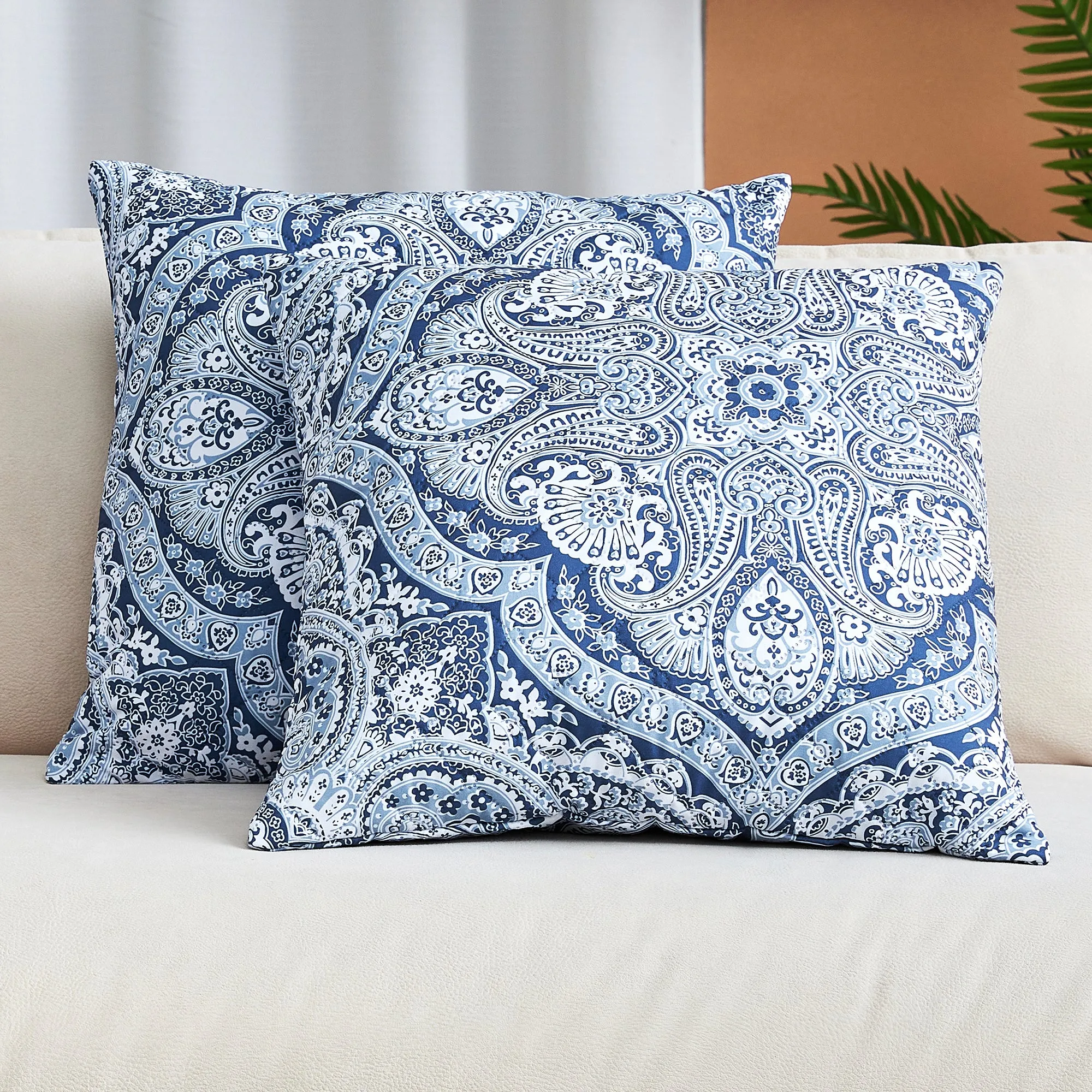 Iconic 2-Piece Ultrasonic Throw Pillow Cover Set