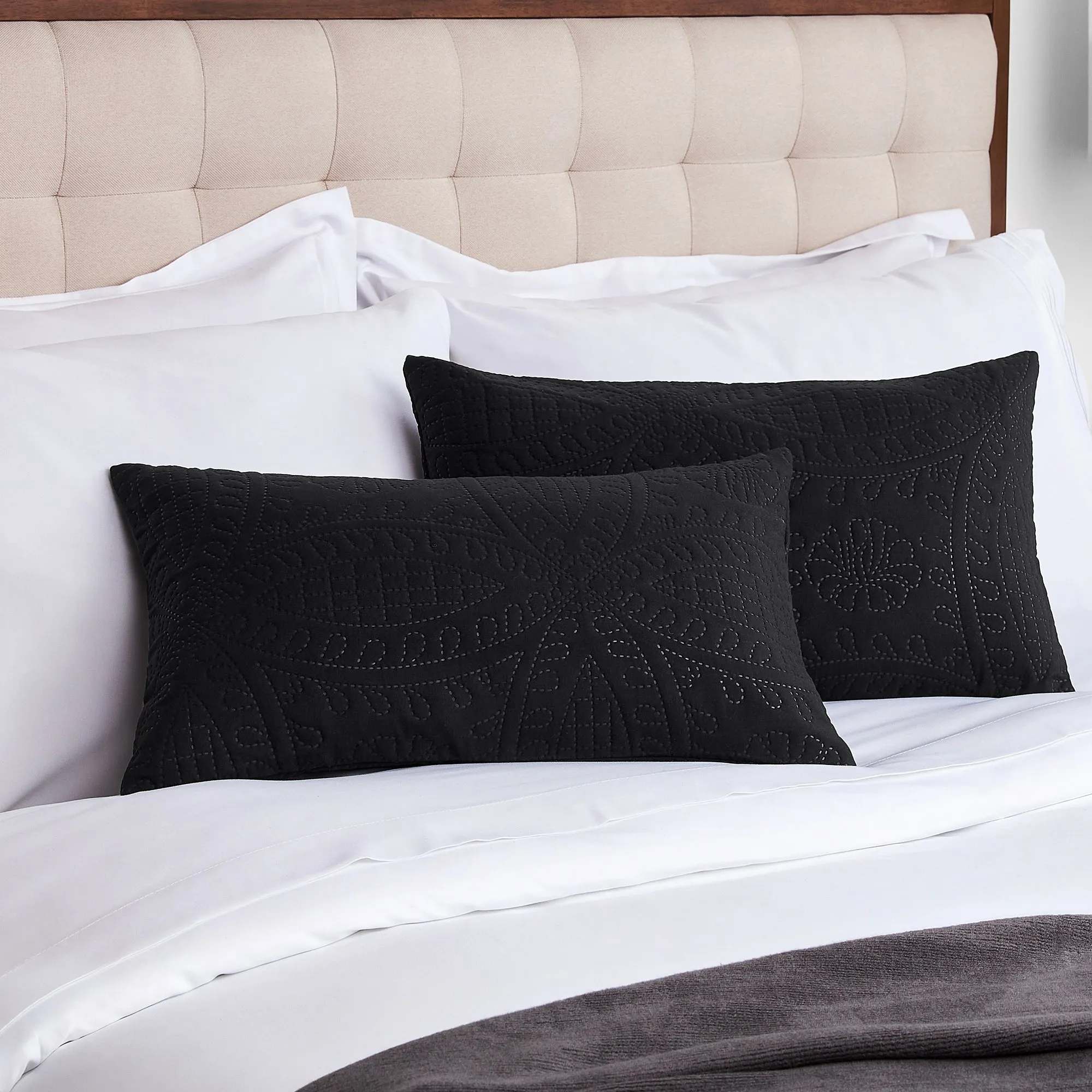 Iconic 2-Piece Ultrasonic Throw Pillow Cover Set