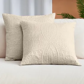 Iconic 2-Piece Ultrasonic Throw Pillow Cover Set