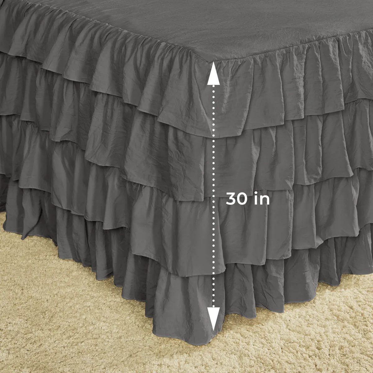 Iconic Ruffle Skirted Bedspread Set