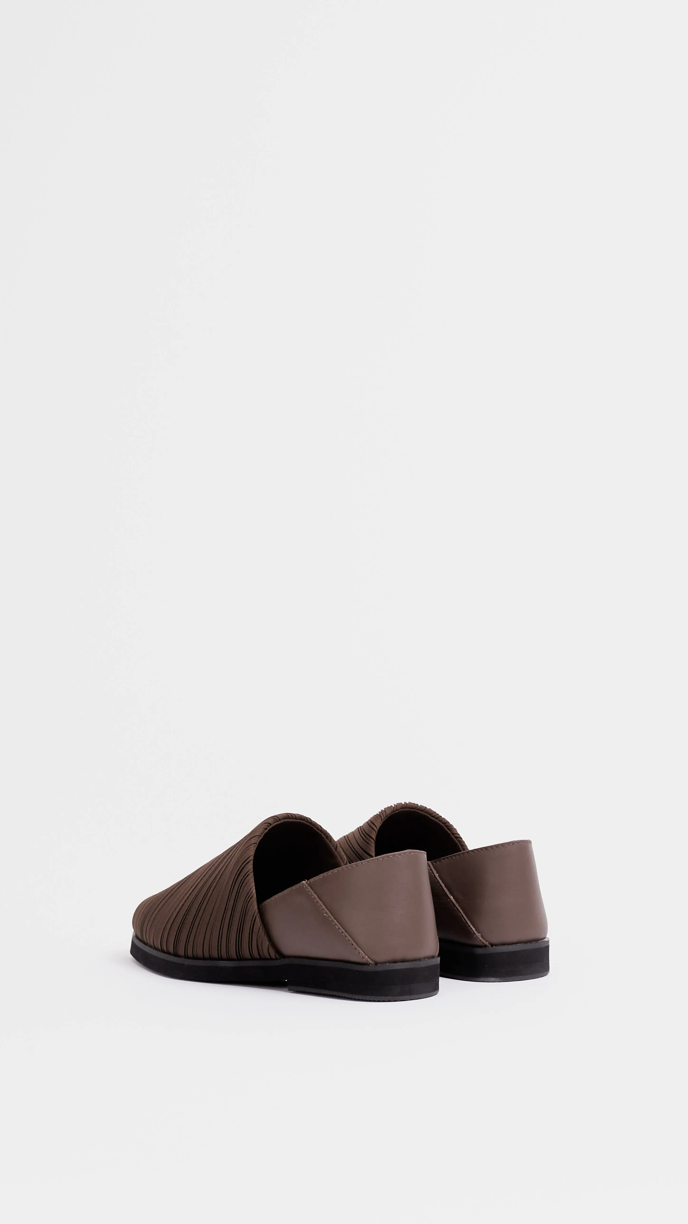 Issey Miyake Pleats Please Slip-On Shoe in Brown