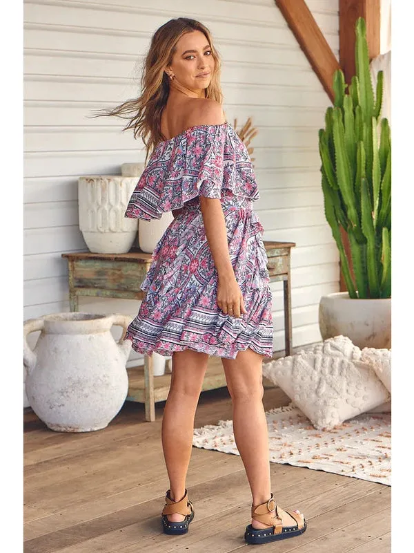 JAASE Bonnie Print Georgie Mini Dress