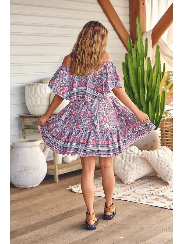 JAASE Bonnie Print Georgie Mini Dress