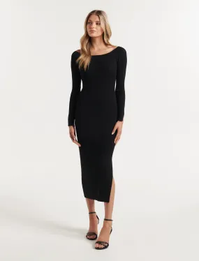 Jamie Bardot Rib Knit Dress