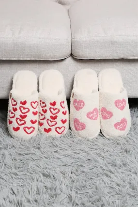 JCL6113 Super Lux Love Heart Slippers