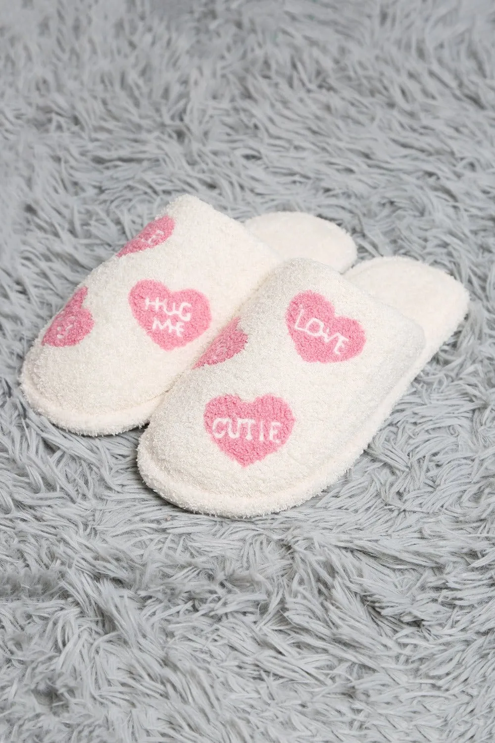 JCL6113 Super Lux Love Heart Slippers