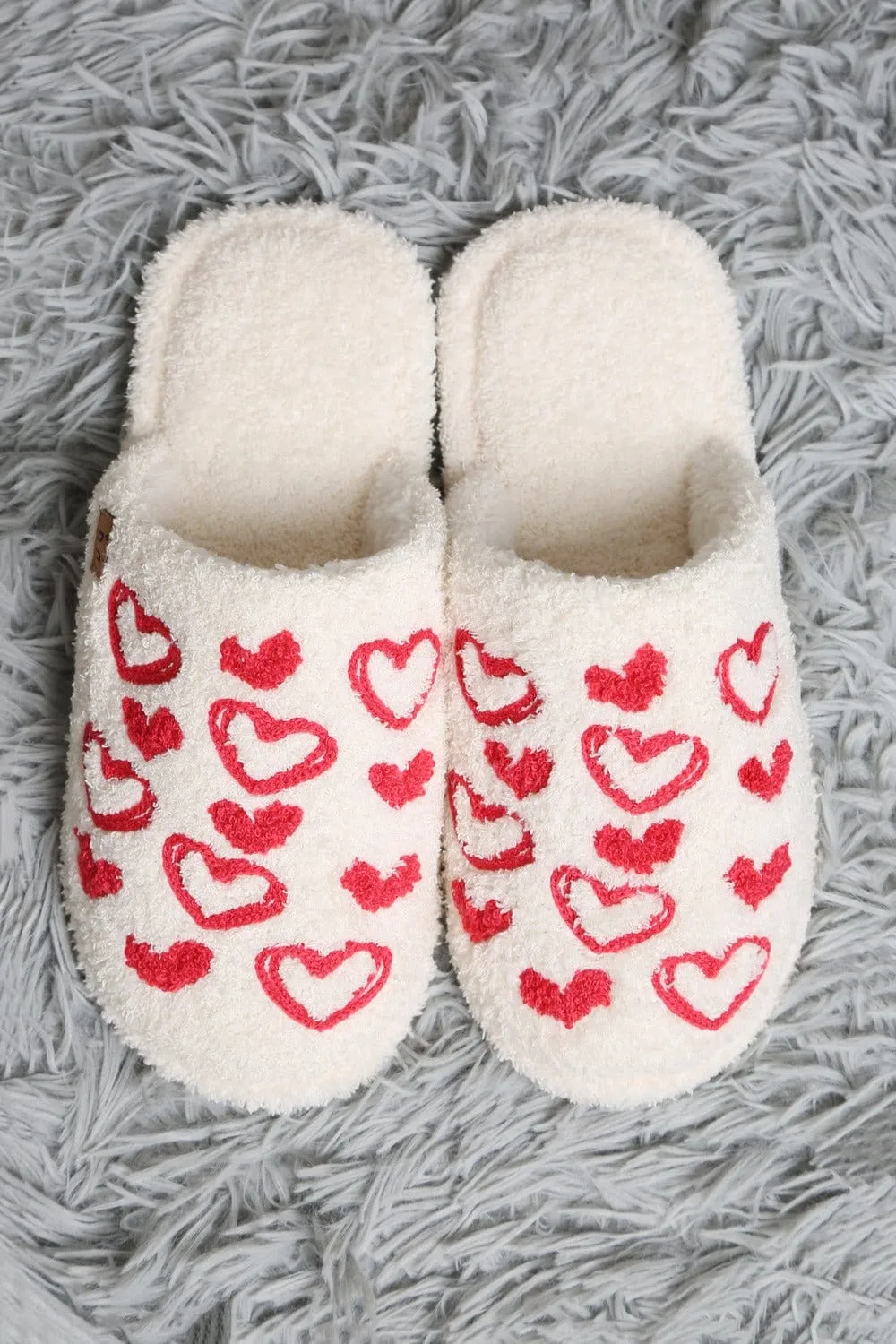 JCL6113 Super Lux Love Heart Slippers