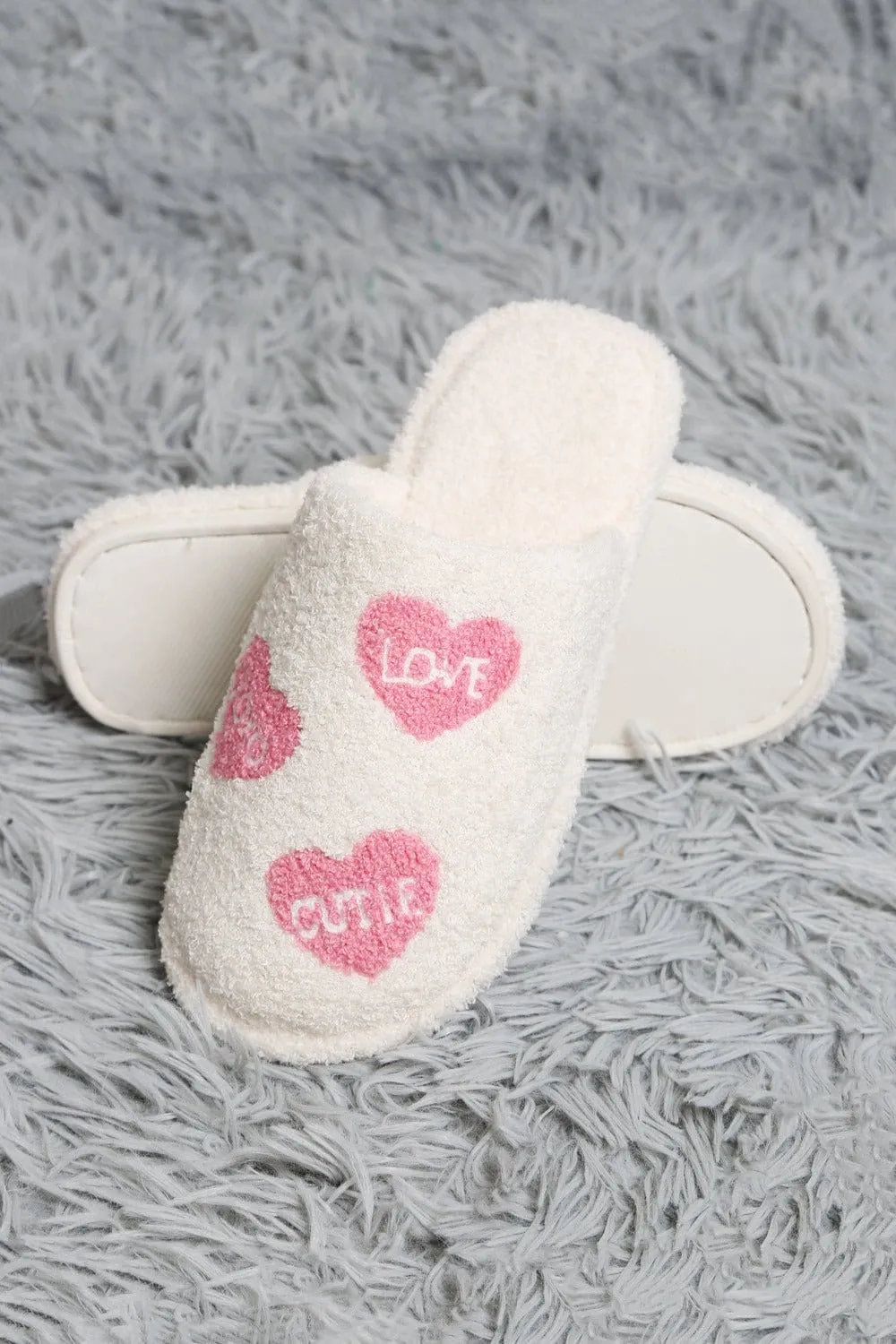 JCL6113 Super Lux Love Heart Slippers