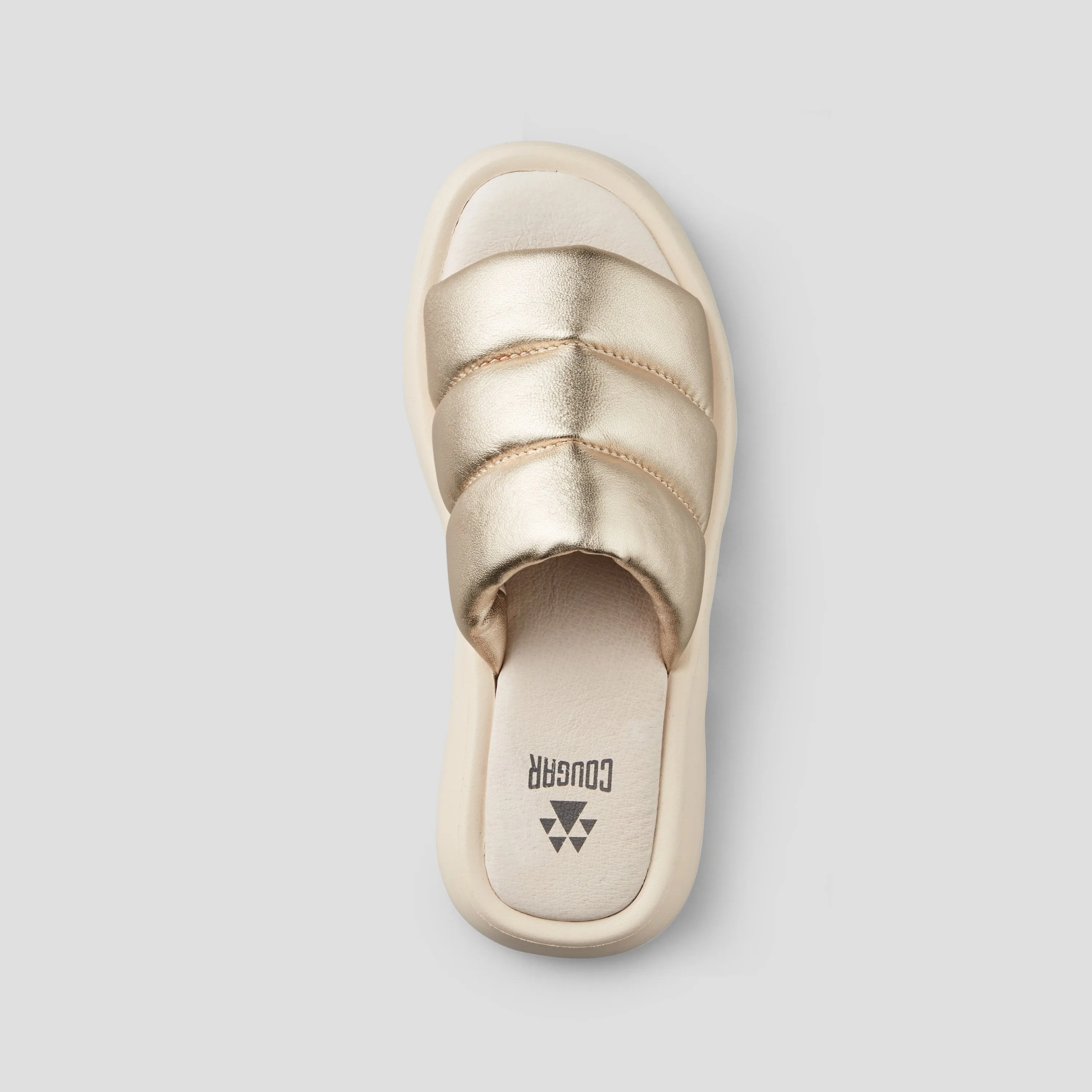 Julep Metallic Leather Water-repellent Sandal