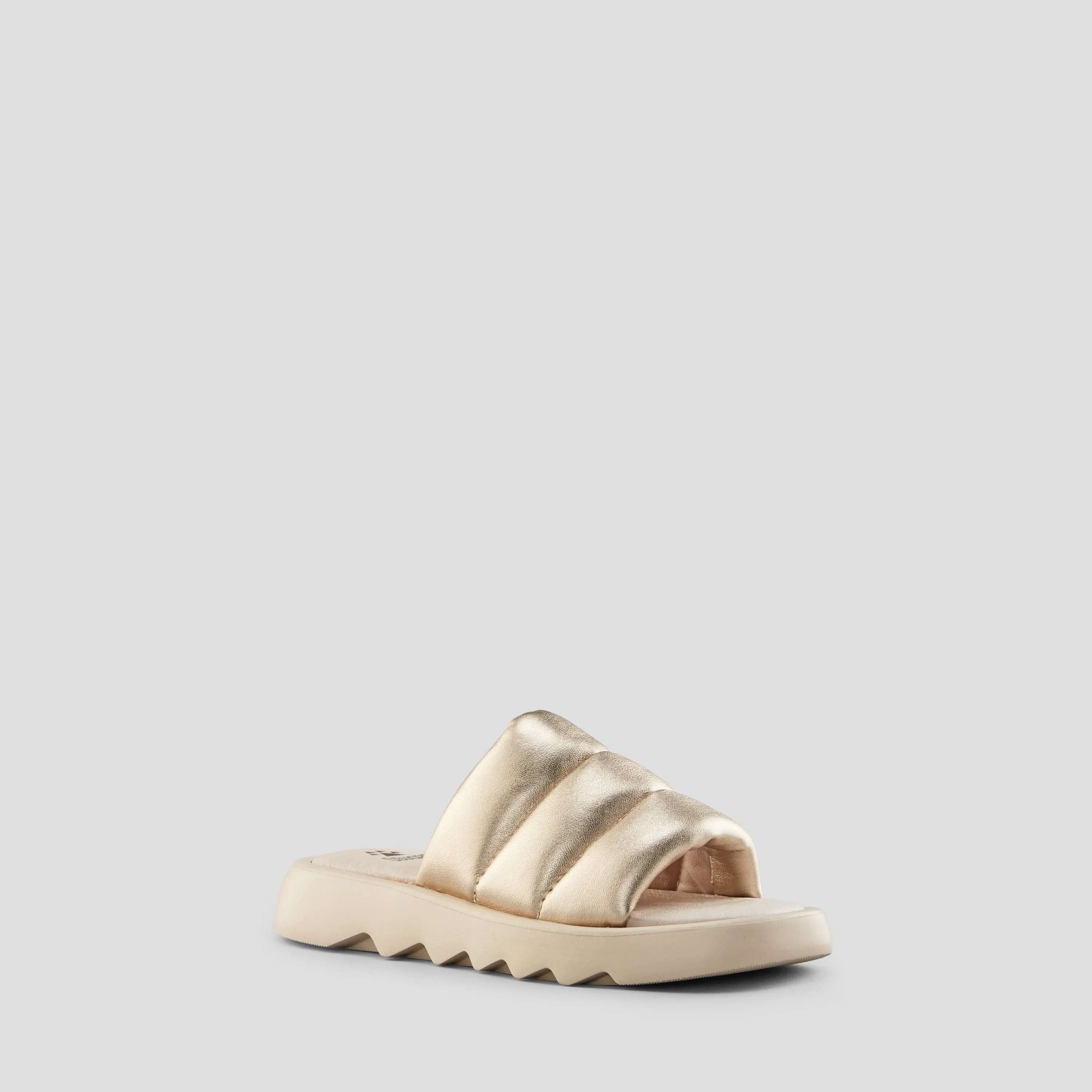 Julep Metallic Leather Water-repellent Sandal