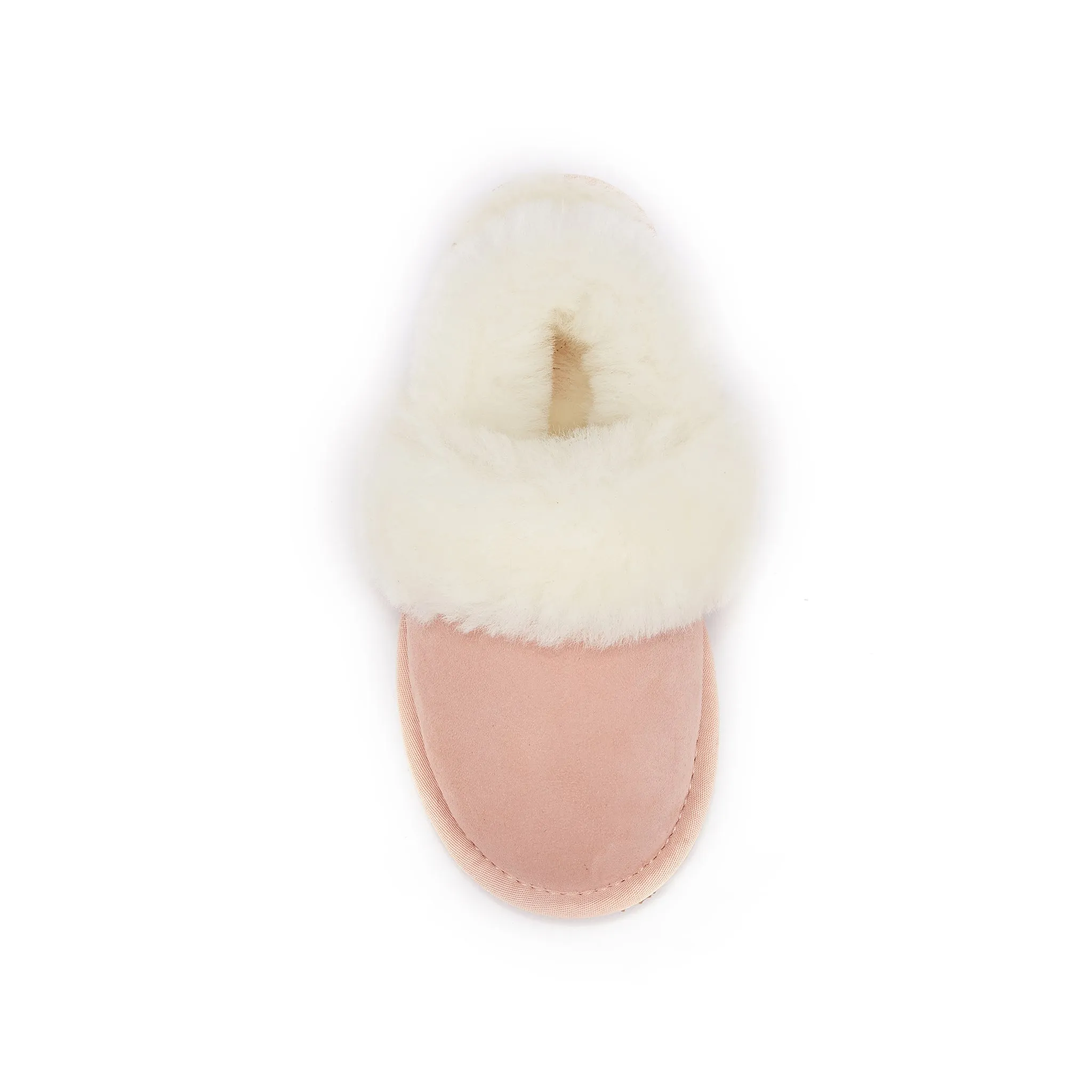 KIDS SLINGBACK MULE ROSE (SHEARLING)